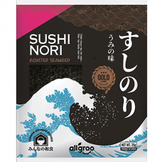 Allgroo Sushi Nori Roasted Seaweed 25 gm x 24