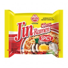 Ottogi Noodles Jin Ramen Spicy 120 gm x 20