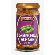 Soghat Crushed Pickle Green Chilli 330 gm / 12