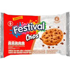 Noel Festival Galletas Chips 240 gm x 24