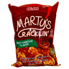 Oishi Marty's Cracklin' Spicy Vinegar 90 gm x 30