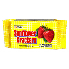 Sunflower Crackers Strawberry 190 gm x 24