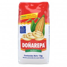 Doñarepa Harina de Maiz Blanco 1 kg x 10
