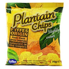 Fyffes Plantain Chips Sweet 70 gm x 24